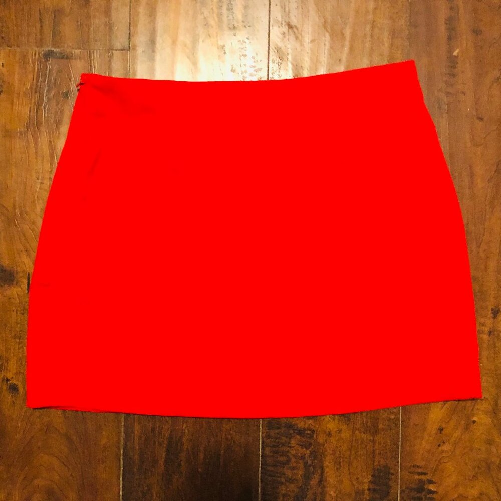NWOT RED MINISKIRT